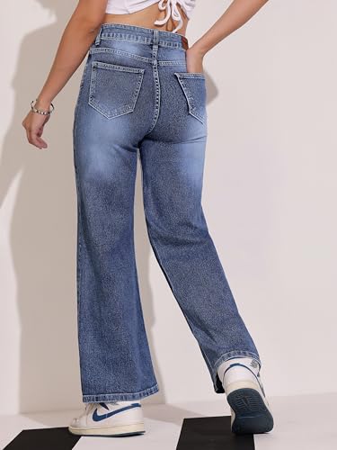 Image of Dolce Crudo High Rise Bootcut Jeans for Women