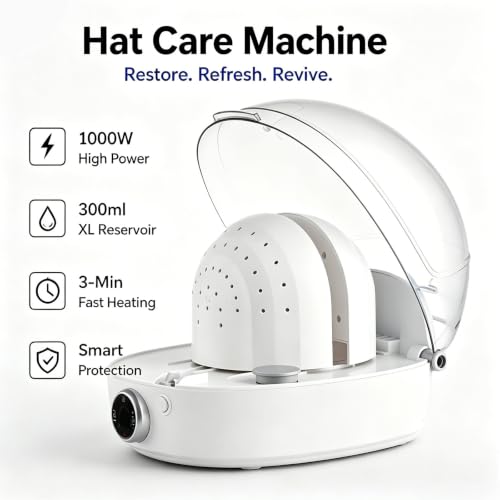 Limpiador de niebla automático de 1000W para secar y hormar gorras rápido 3