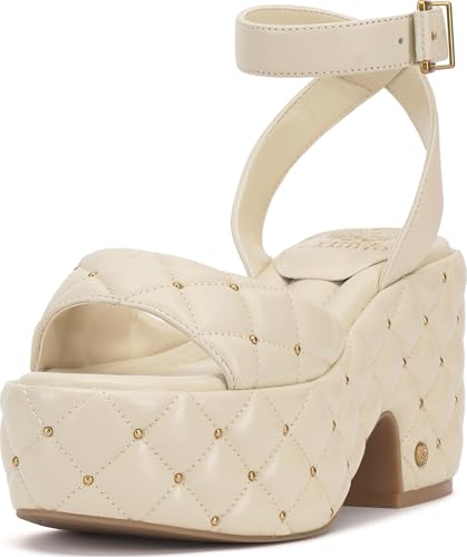 Sandales à plateforme Ellah Vince Camuto en cuir avec talon bloc stable pour un confort chic