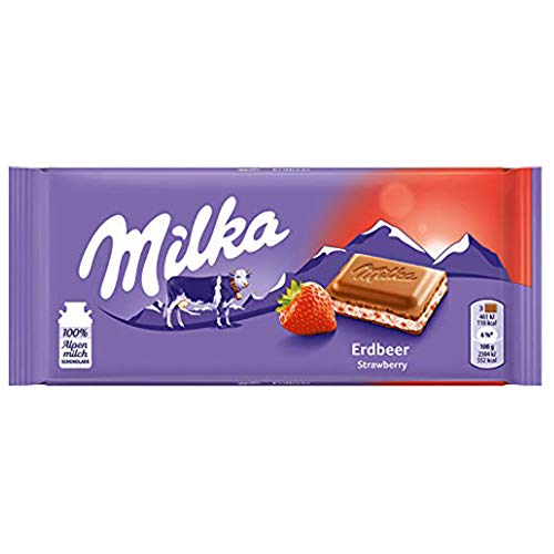 Image of Milka Strawberry Yogurt Chocolate, 2 X 100 Gm