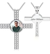 Custom 18K Gold Picture Necklace Personalized Photo for Men Women, Hip Hop Style Paw Print Memori...