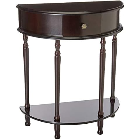 Frenchi Home Furnishing End Table/Side Table, Espresso Finish Cover