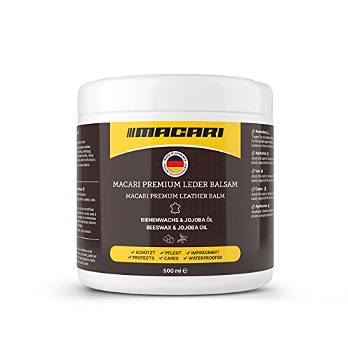 Macari Balsam do samochodu meble kurtka torebki buty siodełko smar skórzany premium balsam rozmiar: 500 ml balsam