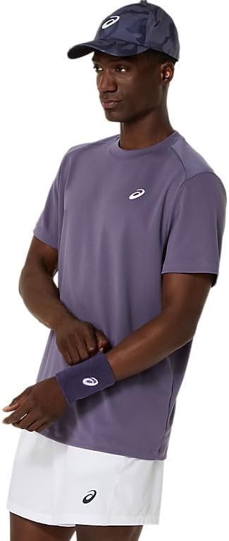 ASICS Men's Court Short Sleeve TOP Tennis Apparel