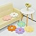 Aryan Bodenkissen, Blumenkissen, niedliches Bodenkissen, adrettes Raumdekorkissen für Schlafzimmer, Sofa, Couch, 38 cm (lila)