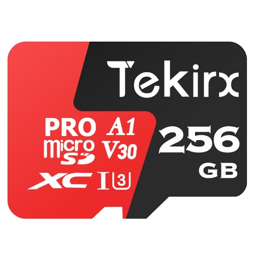 Image of 256GB Micro SD Memory Cards, SD Card,UHD Video for GoPro,Action Camera,4K Camera Pro,Smartphone,MicroSDXC Memory Card UHS-I U3 A1 V30