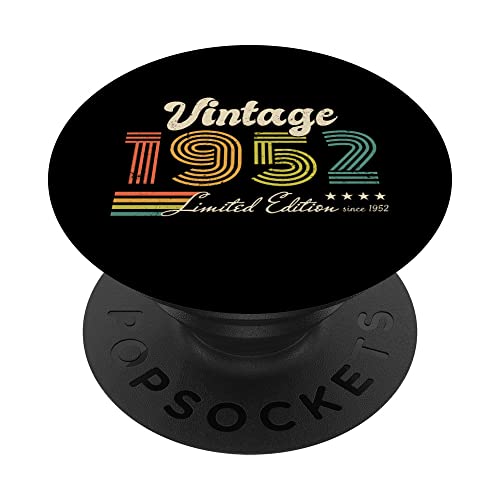 Cumpleaños Vintage 1952 Edición Limitada - 1952 PopSockets PopGrip Intercambiable