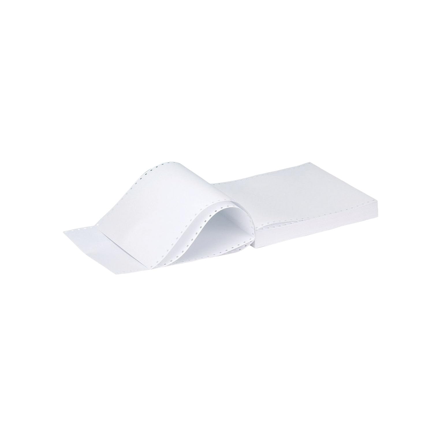 “White Continuous Listing Paper – Professional Computer Paper for Office & Commercial Printing” (11x14.5″ 1-Part 60gsm Music Ruled 2000)