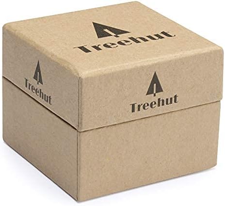 Vista 2 de treehut Reloj de bambú de madera para hombre con correa de cuero marrón genuino..., Marrón Natural 4, Reloj de cuarzo