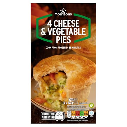 Morrisons Cheese & Vegetable Pies 568g