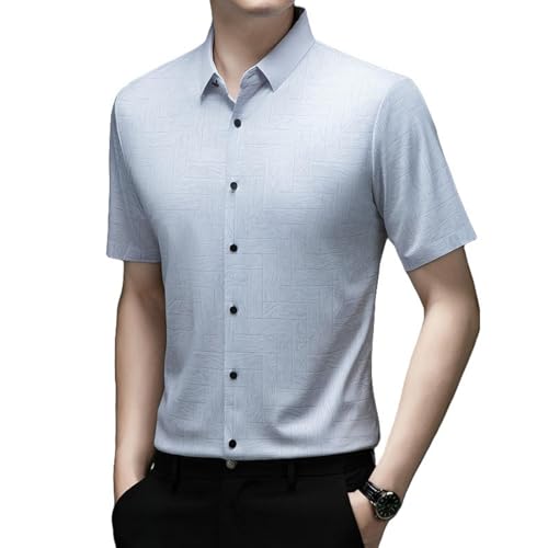 Chemise manches courtes homme décontractée pour vos terrasses