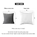Booque Valley Gray Pillow Covers, Pack of 2 Super Soft Stretchy Pilling-Resistant Modern Cushion Covers Farmhouse Decorative Throw Pillow Cases for Sofa Bed Car Chair, 18 x 18 inch(Grey)