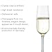 Stölzle Lausitz Sektgläser Weinland 6er-Set 200 ml – Elegante Champagner Gläser ideal für Sekt & Prosecco – Hochwertiger Sektkelch aus Kristallglas – Spülmaschinen- & Stoßfest, made in Germany
