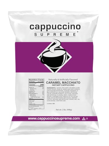 Cappuccino Supreme 2 lb bag Caramel Macchiato Instant Cappuccino Mix