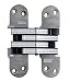 SOSS 220 Zinc Invisible Hinge with Holes for Wood or Metal Applications, Unplated
