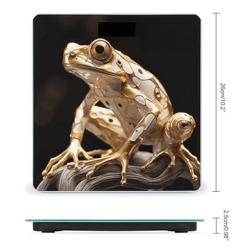 Báscula digital de baño Heavy Industry Frog 26 x 26 cm miniatura 2