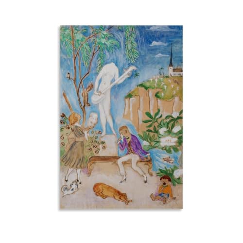 Poster Nils Dardel Den Sönderslagna Statyn II Affiche Art Vintage 61x91.4 cm