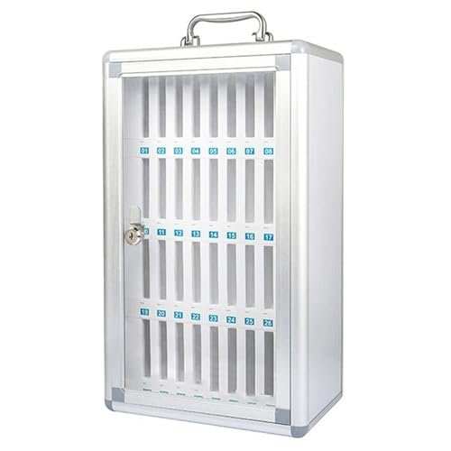 Gensdh wall-mounted phone nizer with 60 slots - desk storage