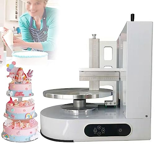 Máquina para glaseado de Pasteles, esparcidor automático de Crema para Pasteles: Herramienta Sencilla para Alisar y Decorar Crema de Mantequilla para Pasteles y panes