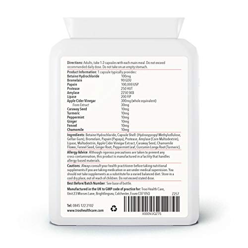 Digest-Tonic-Digestive-Enzymes-Supplements-90-Capsules-Broad-Spectrum-Plant-Digestive-Enzymes-Betaine-HCL-Bromelaine-Papaine-Protease-Amylase-Lipase-UK-Manufactured