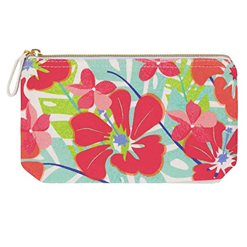 Draeger Paris - Pochette Coton imprimé Hibiscus