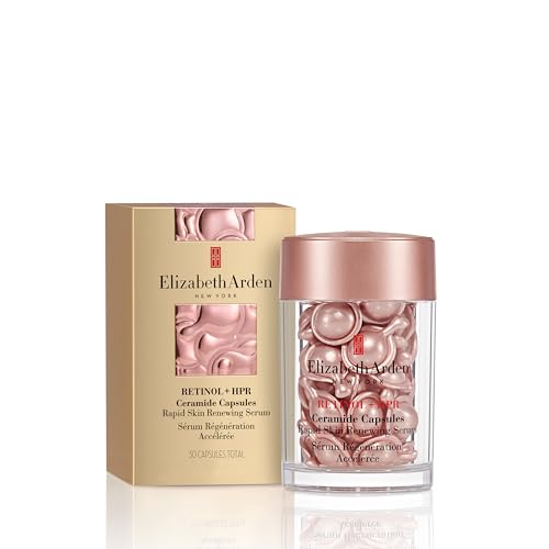 Elizabeth Arden Retinol + HPR Ceramide Capsules Rapid Skin Renewing Serum (30 pcs) Anti-Ageing Skincare to Smooth Fine Line & Wrinkles - Image 2