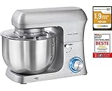 🧁 Top Features — Die PC-KM 1188 hat einen transparenten Spritzschutzdeckel mit Nachfüllöffnung, so lassen sich während des Betriebes weitere Zutaten hinzufügen. Der Deckel ist zur leichten Reinigung in der Spülmaschine abnehmbar. Saugfüße ren einen sicheren Stand der Knetmaschine.