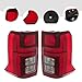 OUGWFYANG For 2024 2025 Mitsubishi Triton L200 LED and Halogen Outer Rear Lights, Right and Left Tail Light Lamps, OE/OEM: 26550A000P, 26555A000P (Pair Set)