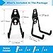 Suprom 2 Pack Garage Hooks Heavy Duty - Supports 100 lbs, Utility Steel Garage Hanger & Organizer for Organizing Garden Lawn Tools, Ladders, Garden Hose, Digging Shovel, Bikes, Ropes