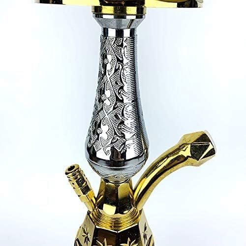LSZ Shisha-Set 1 Schlauchhaken-Set, Metall- und Glashukahn Einfach, robuste und dauerhafte Huka zu zerlegen Shisha-Set – Bild 5