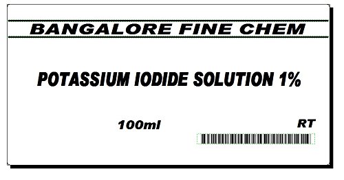 BFC POTASSIUM IODIDE SOLUTION 1% - 100ml (B07FBJ37KT) Amazon Price History, Amazon Price Tracker