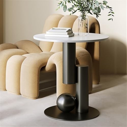 Table basse moderne et créative de salon avec plateau rond - 7