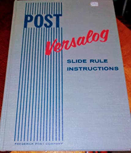Versalog Slide Ruler An Instruction Manual B005061PBC Book Cover