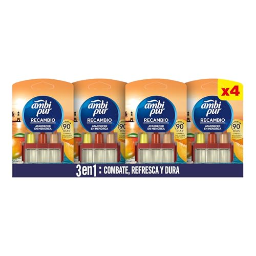 AMBIPUR 3Volution Recambio De Ambientador Eléctrico Menorca 20 ml (Paquete de 4)