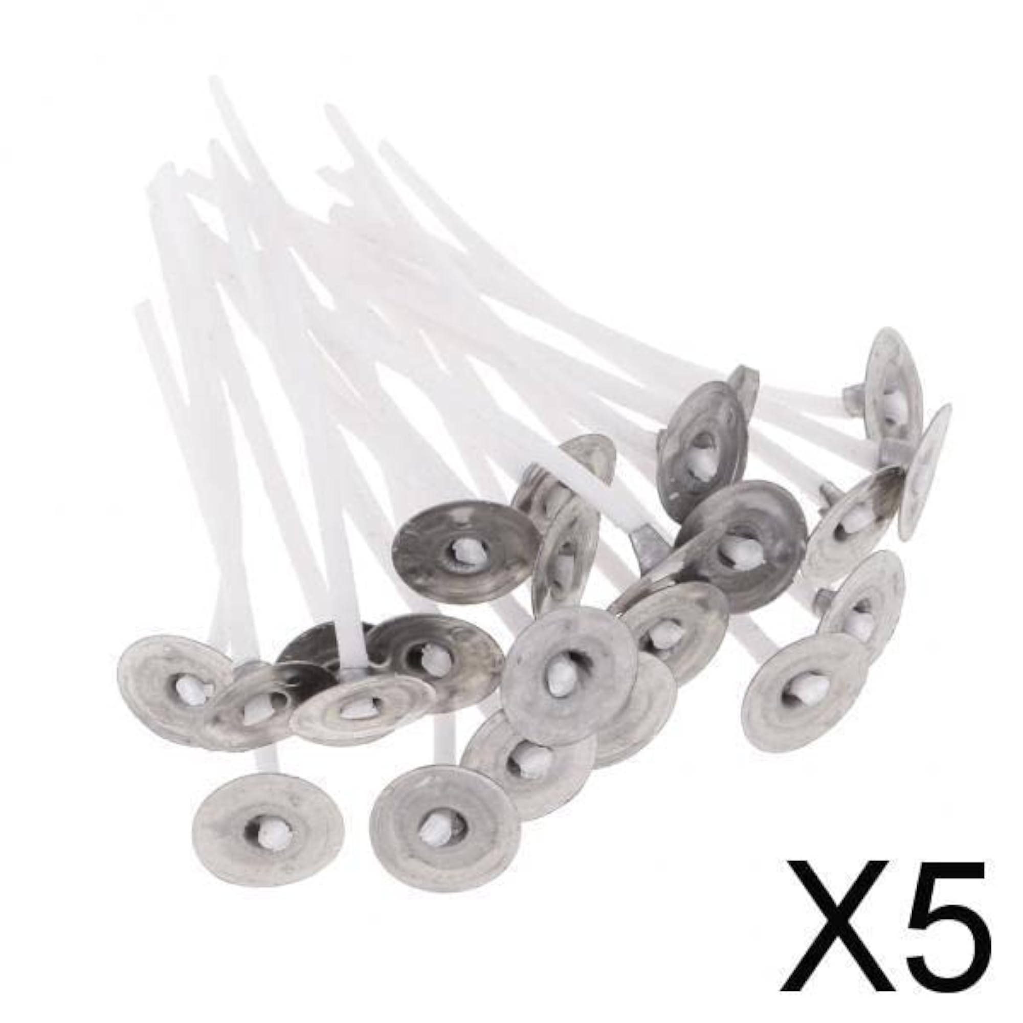 100 Pieces Pure White Cotton Candle Wicks for Home Candle Making