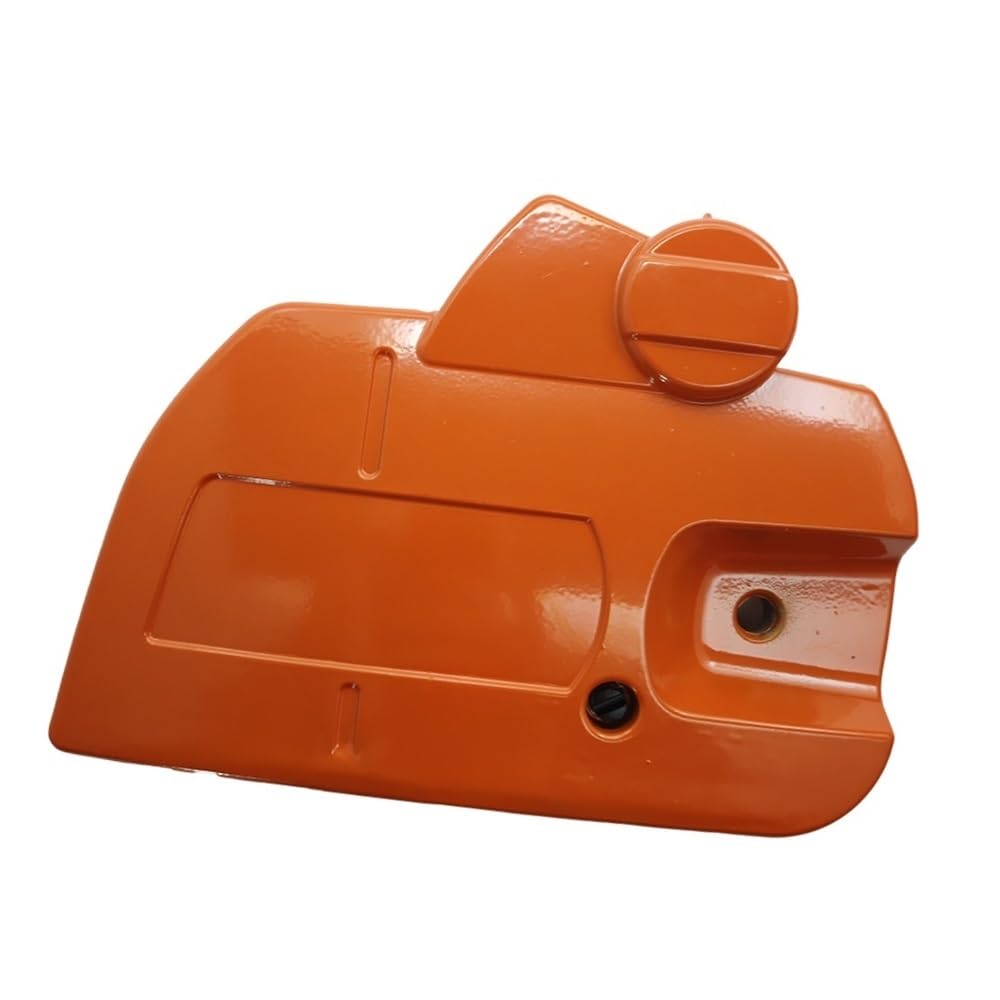 Tapa del piñón del Lado del Embrague con Conjunto de Freno de Cadena. Compatible con motosierras 445 y 450. Piezas de Repuesto 544097901 544097902