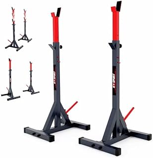 K-Sport: Wzmocniony stojak na sztangę do efektywnego treningu mięśni i przysiadów, profesjonalne urządzenia fitness do domu