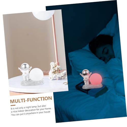 Lámpara de Mesa Astronauta Decorativa de Resina miniatura 3