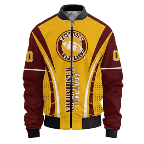 Men Personalized Name Number Logo Varsity Coat Custom City Pride Football Fan Gears Lightweight Windbreaker Jacket
