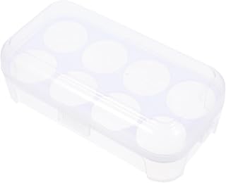 Garneck Huevera Portátil Para 8 - Ideal Para Camping y Picnic - Diseño Compacto y Liviano Color Verde Vibrante