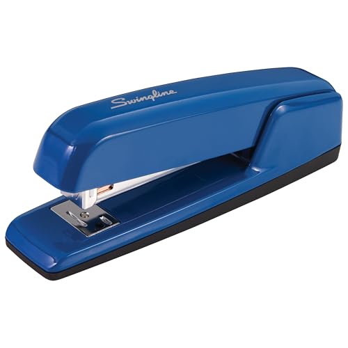 Swingline Stapler, 30 Sheet Capacity, 747 Business Stapler, Jam Free, Metal, Royal Blue (74729)