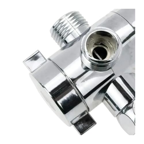 Accessoires de douche avec vanne de dérivation réglable G1/2 noir - 6