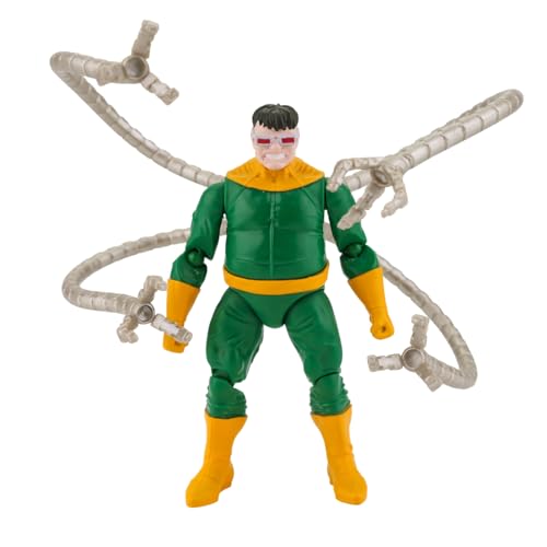 Image of Marvel Dr. Octopus 4-Inch Spiderman Universe Supervillain Action Figure Toy | Marvel Spider-Verse Collectible Figurine by Comiclyfe | Articulated ABS + PV Material | Super Heroes Toy for Boys