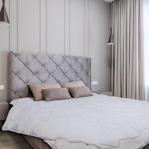 Image of FAM Home Duvet 135 x 200 cm Washable 4 Seasons I Quilt Made of 2 Separate Duvets I Duvet Hypoallergenic for Allergy Sufferers I Summer Duvet and Autumn Duvet