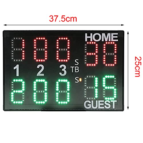 Marcador Digital De Baloncesto Profesional Con Control Remoto miniatura 4
