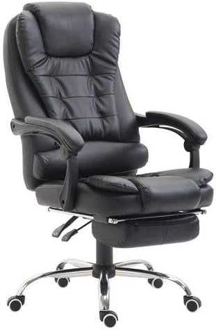 Leather office chair with leg rest Clearance