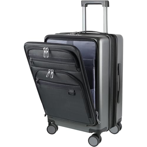 KROSER Steel Grey Carry-On