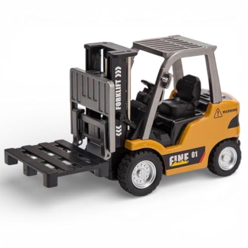 Image of Remote Control Excavator Toy for 6-12 Yr Boys, Best Birthday Gifts for Kids 7 8 9 10 11 Year Old, Rc Construction Toys with Metal Shovel (Mini RC Forklift)