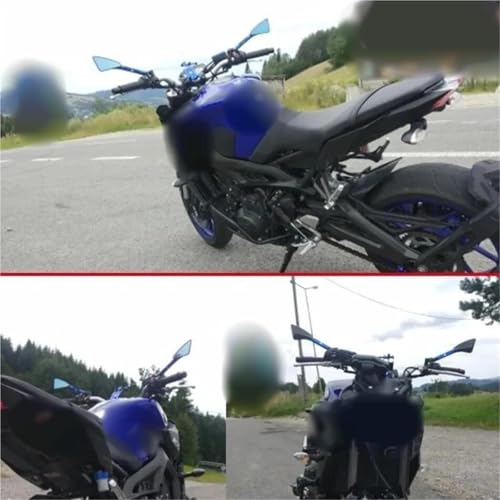 Espejo retrovisor cromado para motocicleta Hornet 600 y MT-09 4
