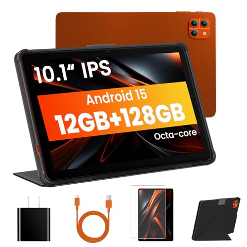 Callsky-Tech 10in Tablet with Case: 128GB Storage 12GB RAM & Octa-Core